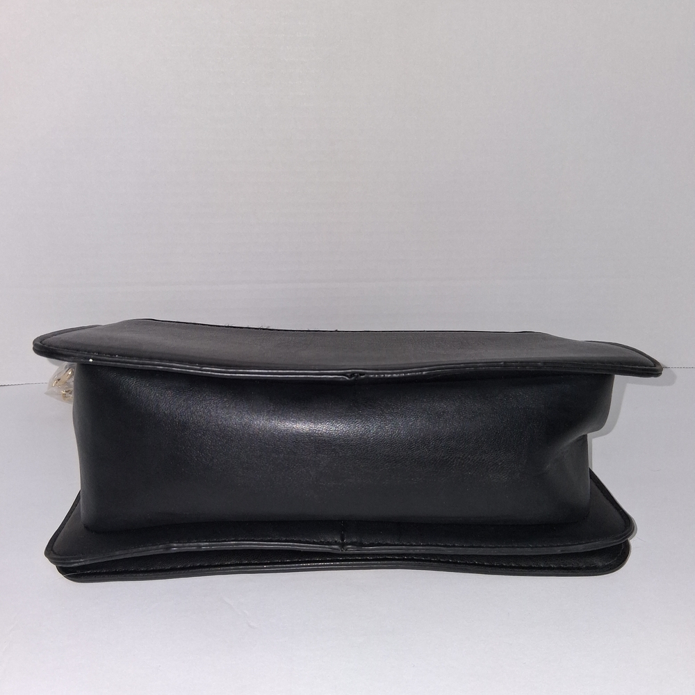 Badgley Mischka Black and White Twead Crossbody Bag - Picture 5 of 10